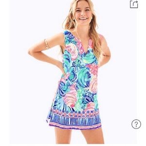 Lilly Pulitzer Donna Romper- Beach Please excellent condition